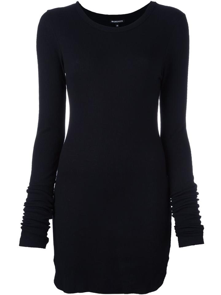 Ann Demeulemeester Longsleeved T-shirt, Women's, Size: 34, Black, Viscose/wool