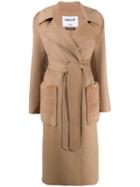 S.w.o.r.d 6.6.44 Belted Wrap Coat - Neutrals