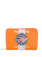 Ps Paul Smith Cheetah Print Wallet - Orange