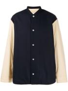 Jil Sander Contrast Sleeve Lightweight Jacket - Blue