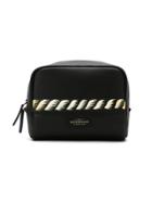 À La Garçonne Handpainted Ivar Make Up Bag - Black