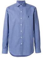 Polo Ralph Lauren Micro Check Collared Shirt - Blue