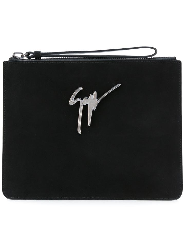 Giuseppe Zanotti Design Margery Clutch Bag - Black