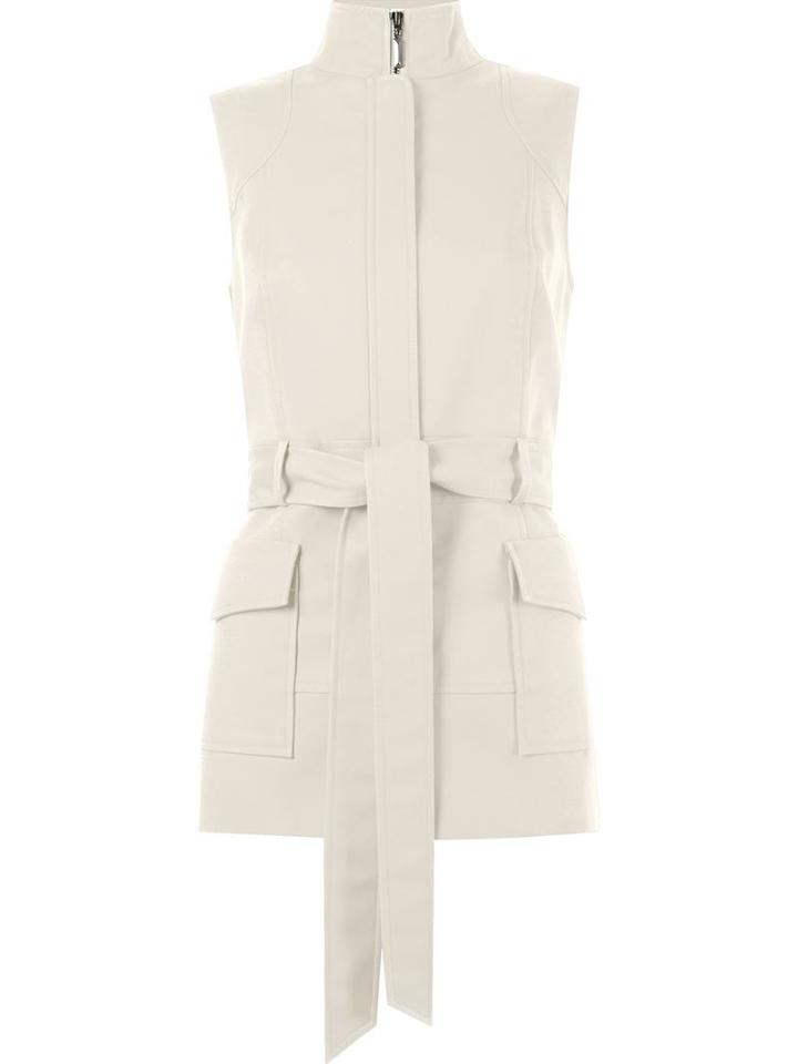 Giuliana Romanno Turtle Neck Lace Up Blouse