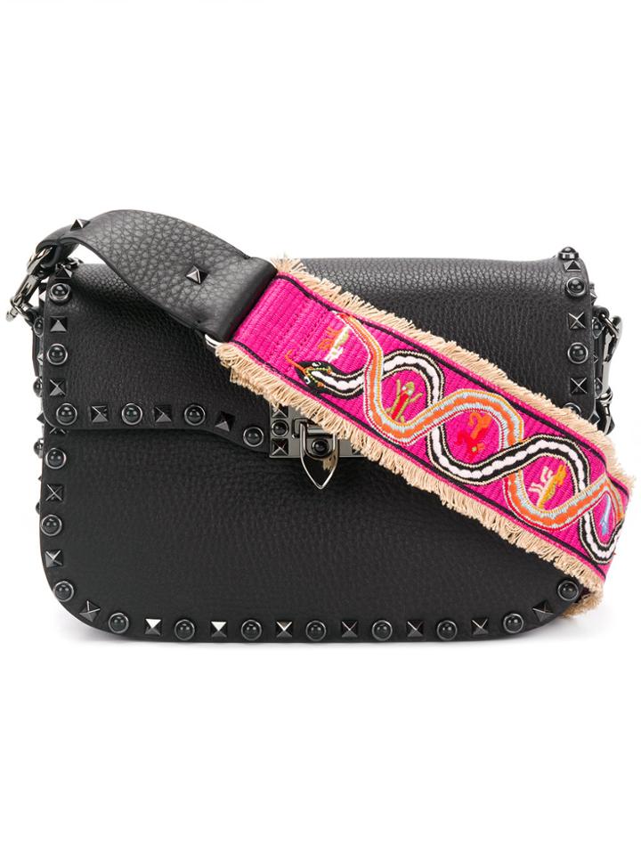 Valentino Rockstud Rolling Guitar Bag - Black