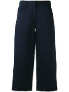 's Max Mara Wide-legged Cropped Trousers - Blue