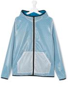 Armani Junior Lightweight Monogram Jacket - Blue