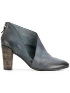 Del Carlo Cut Out Detail Boots - Grey