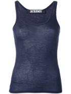Jacquemus Basic Vest Top - Blue