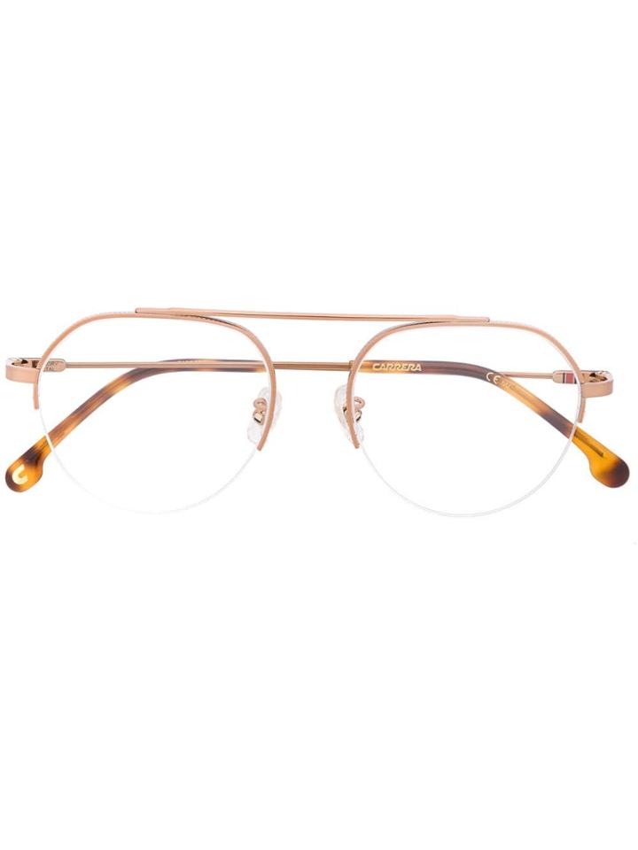 Carrera Round Glasses - Gold