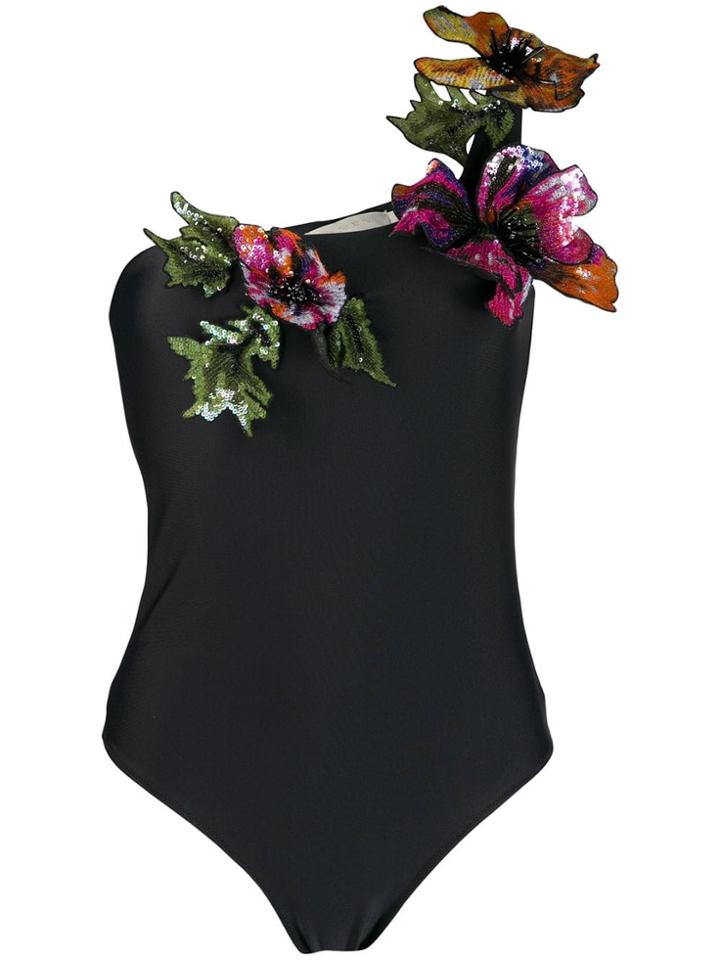 Amen Sequin Embellished Swimsuit - Black