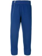 Adidas By Stella Mccartney Cropped Track Trousers - Blue