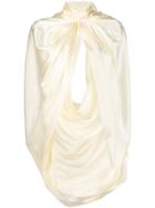 Magda Butrym Draped Tank Top - Neutrals
