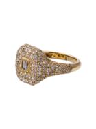 Shay Pinky Diamond Ring - Metallic