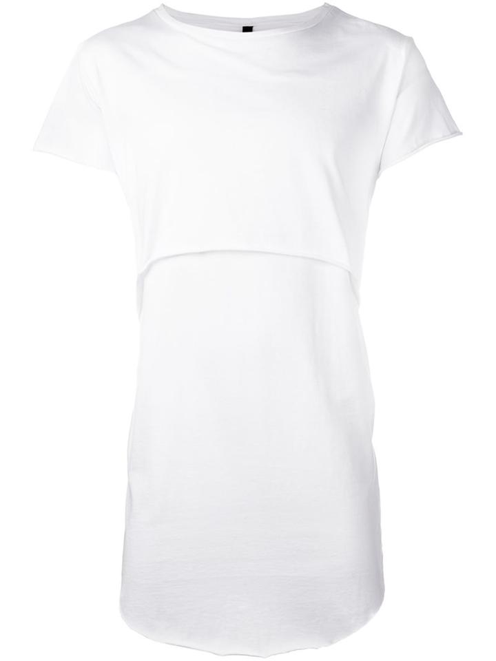 Army Of Me Layered T-shirt, Men's, Size: Large, White, Cotton