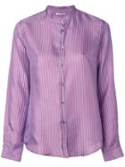 Ann Demeulemeester Oversized Blouse - Pink & Purple