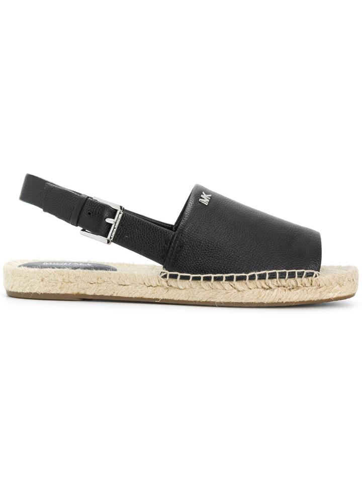 Michael Michael Kors Fisher Sling-back Espadrilles - Black