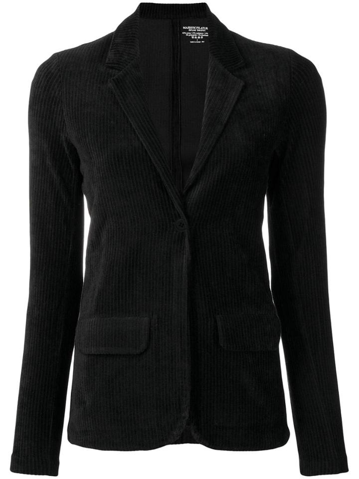 Majestic Filatures Single Breasted Blazer - Black