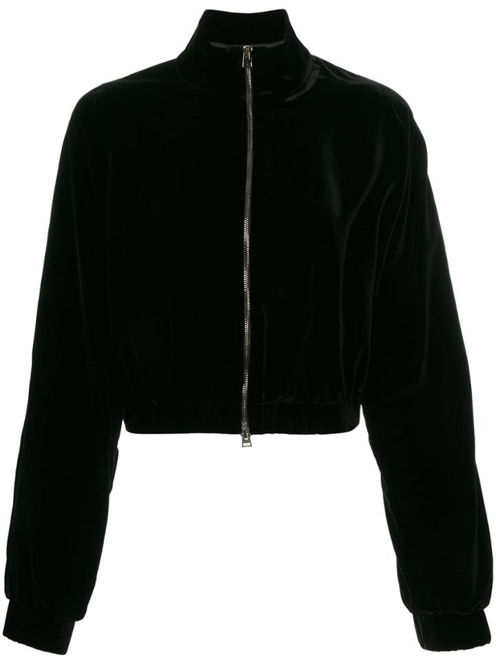 Tom Ford Cropped Bomber Jacket - Black