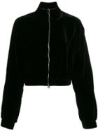 Tom Ford Cropped Bomber Jacket - Black