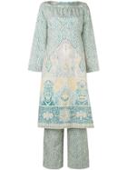 William Vintage 1975 Paisley Tunic & Trousers - Blue