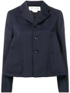 Comme Des Garçons Girl Cropped Boxy Jacket - Blue