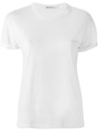 Round Neck T-shirt, Women's, Size: Medium, White, Cotton, T By Alexander Wang