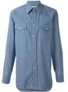 Marc Jacobs Chambray Shirt, Men's, Size: 48, Blue, Cotton