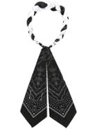 Takahiromiyashita The Soloist Bandana Tie Scarf - White