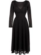 Cecilia Prado Safira Tricot Long Dress - Black