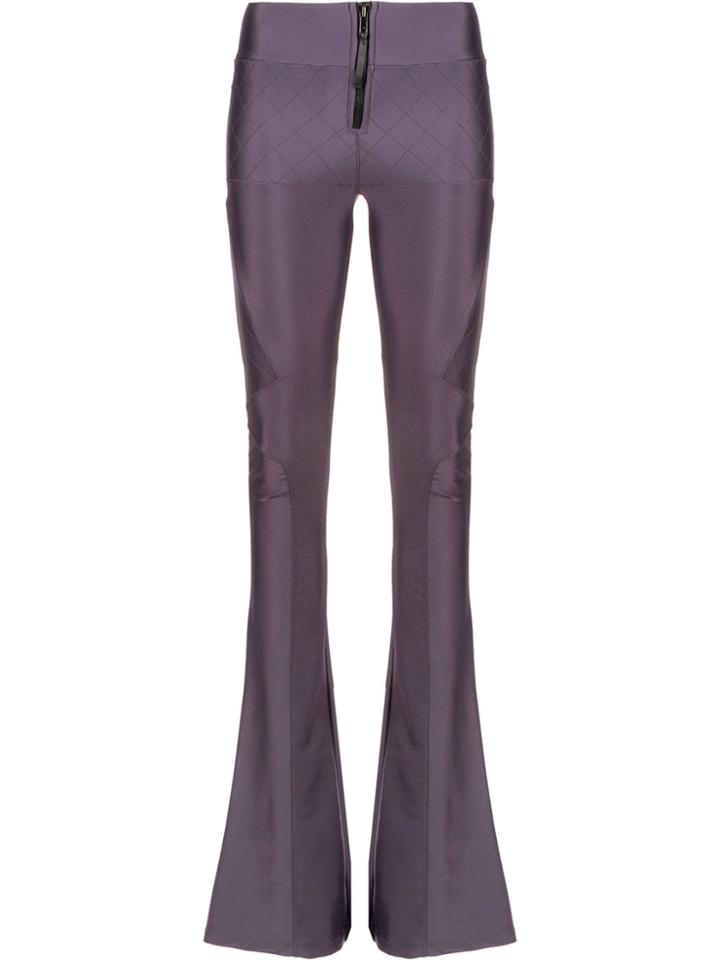 Andrea Bogosian Panels Flared Trousers - Pink & Purple
