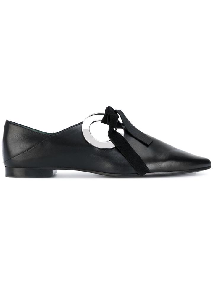 Proenza Schouler Babuche Buckled Ballerinas - Black