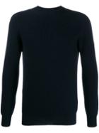 Tagliatore Textured Jumper - Blue