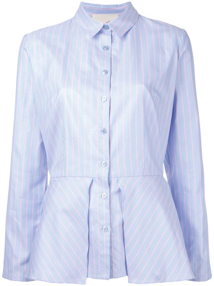 Elaidi Striped Shirt, Women's, Size: 44, Blue, Cotton