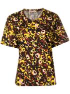 Marni Floral Blouse - Brown
