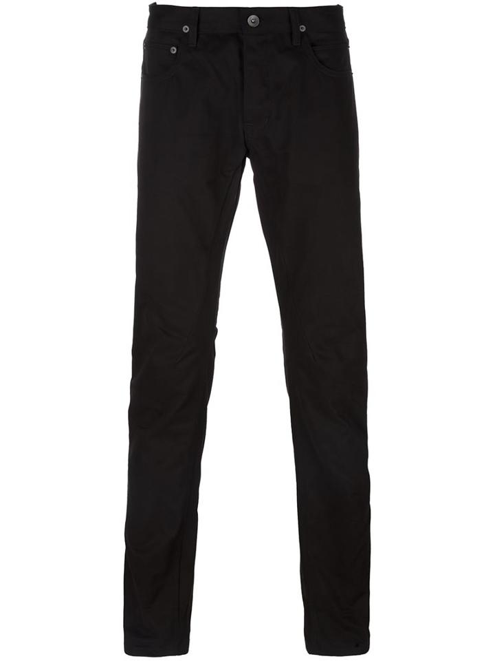Rick Owens Drkshdw Classic Straight Fit Jeans, Men's, Size: 30, Black, Cotton
