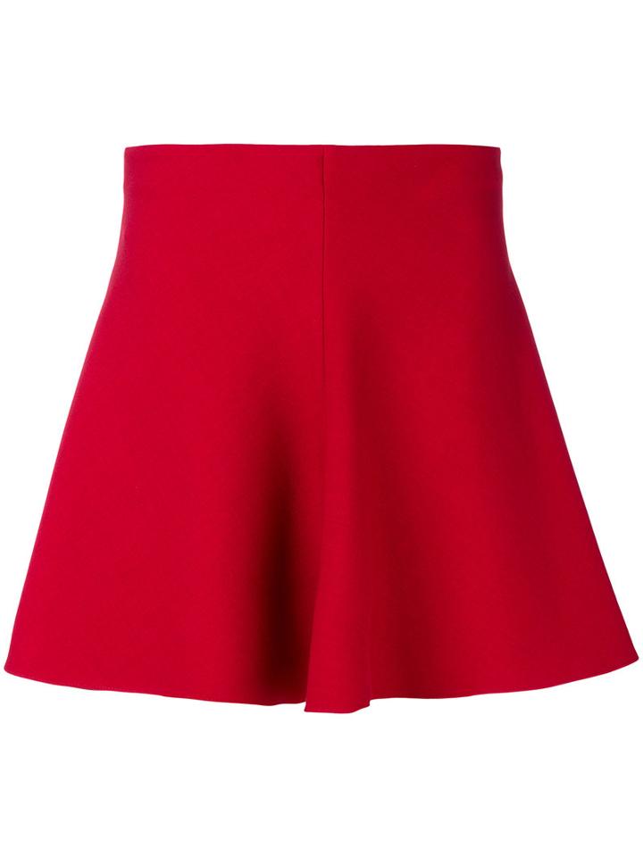 Red Valentino - Skater Skirt - Women - Cotton/polyester/wool/spandex/elastane - 42, Cotton/polyester/wool/spandex/elastane