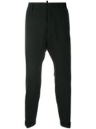 Dsquared2 Mid-rise Tapered Trousers - Black