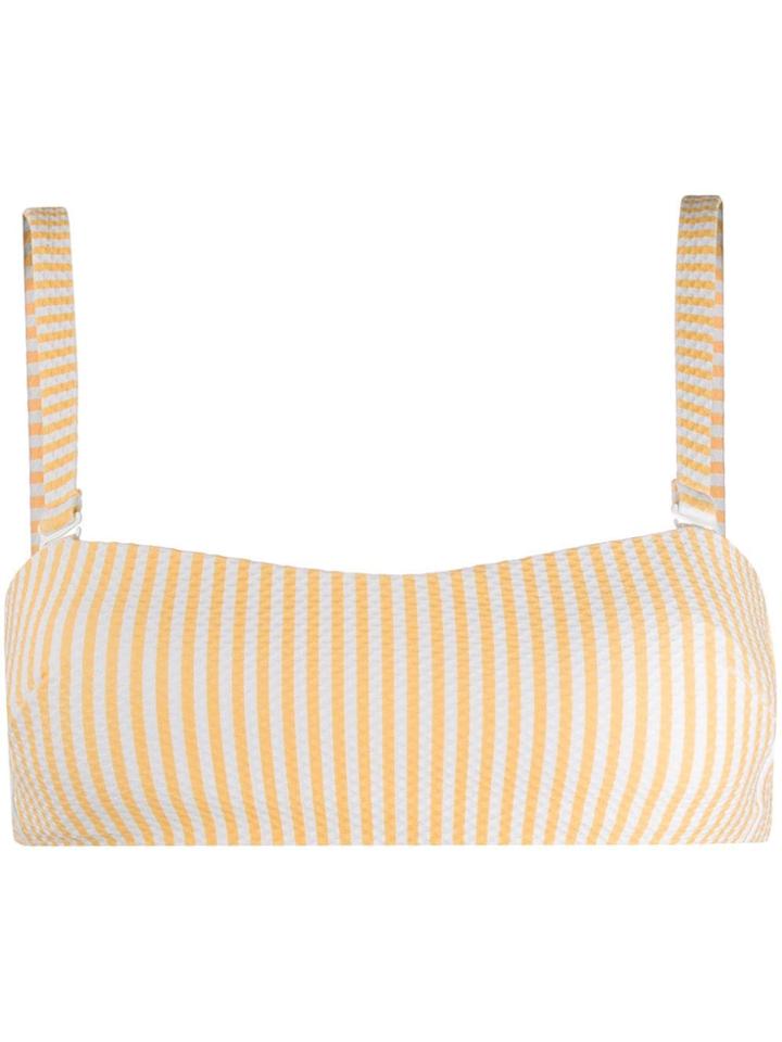 Asceno Wrap Bandeau Top - Yellow