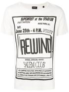 Diesel Rewind Print T-shirt - White