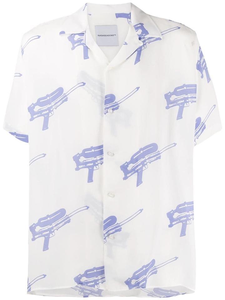 Nasaseasons All-over Print Shirt - White