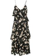 Michael Kors Collection Ruffled Day Dress - Black