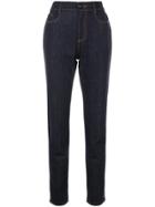 Fendi High-waist Straight Leg Jeans - Blue