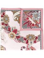 Salvatore Ferragamo Valzer Print Scarf - Pink