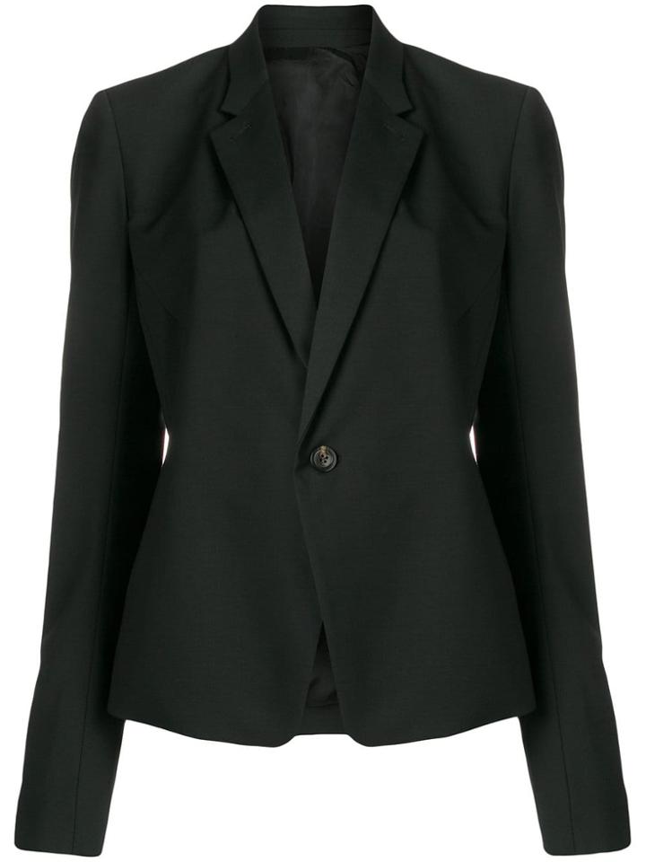 Rick Owens Classic Slim Fir Blazer - Black