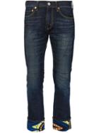 Junya Watanabe Comme Des Garçons Man Folded Cuff Jeans, Men's, Size: Large, Blue, Cotton
