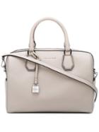 Michael Michael Kors - Boxy Tote - Women - Calf Leather - One Size, Grey, Calf Leather