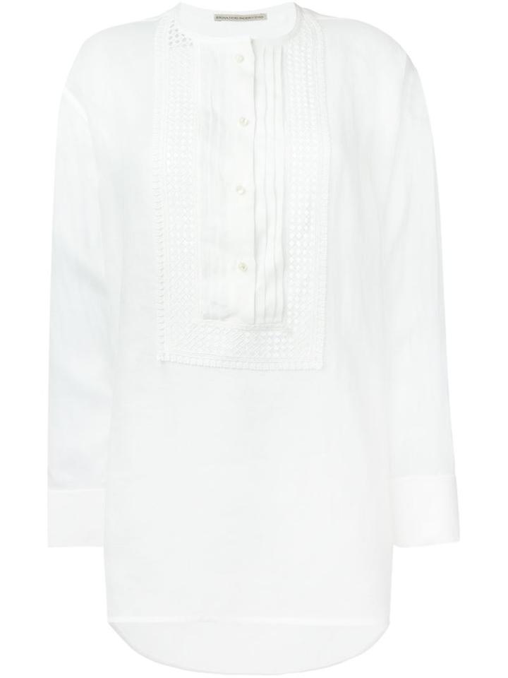 Ermanno Scervino Embroidered Tunic Blouse