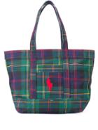 Polo Ralph Lauren Plaid Tote - Green