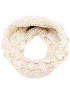 Pringle Of Scotland Cable Knit Snood - Nude & Neutrals